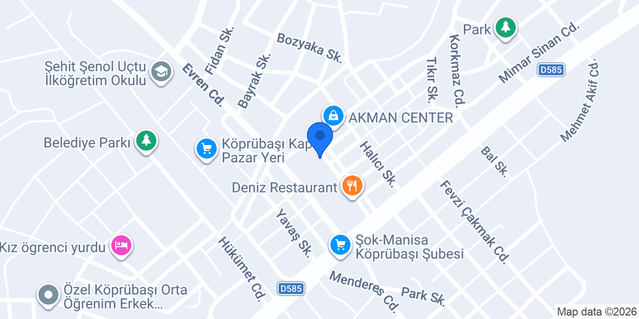Babacan Hukuk Bürosu konumu