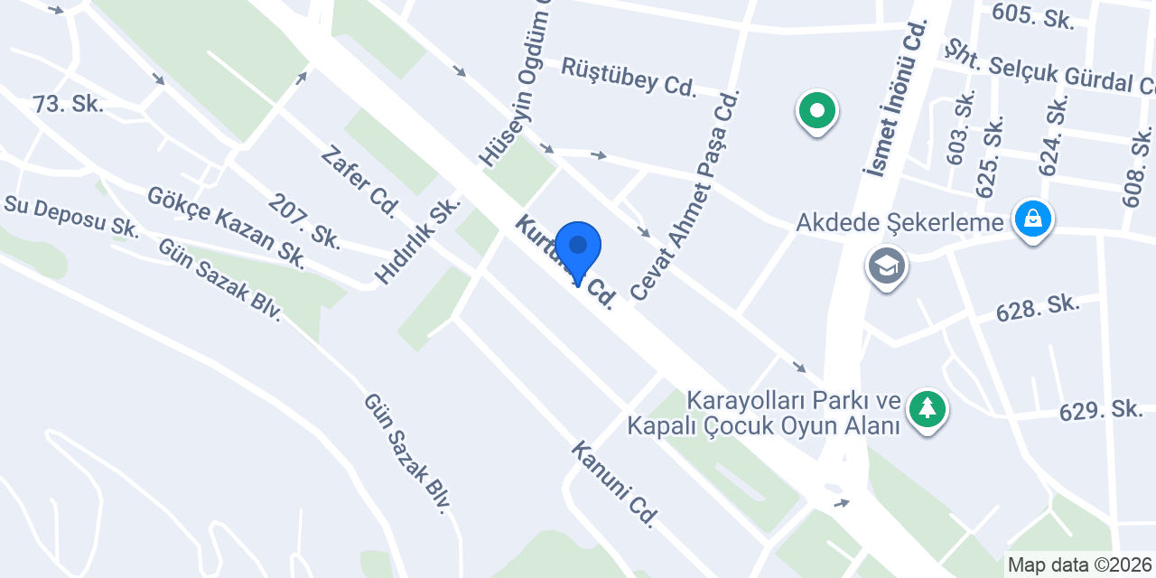 YILMAZIM YAPI konumu