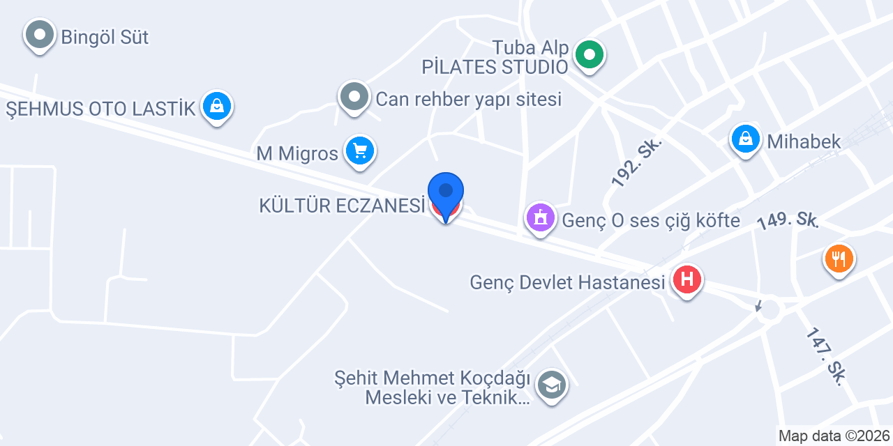 KÜLTÜR ECZANESİ konumu