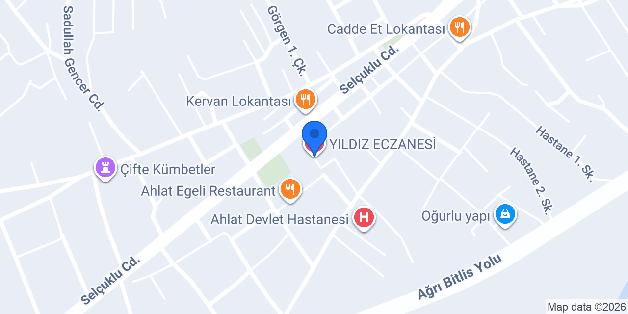 YILDIZ ECZANESİ konumu