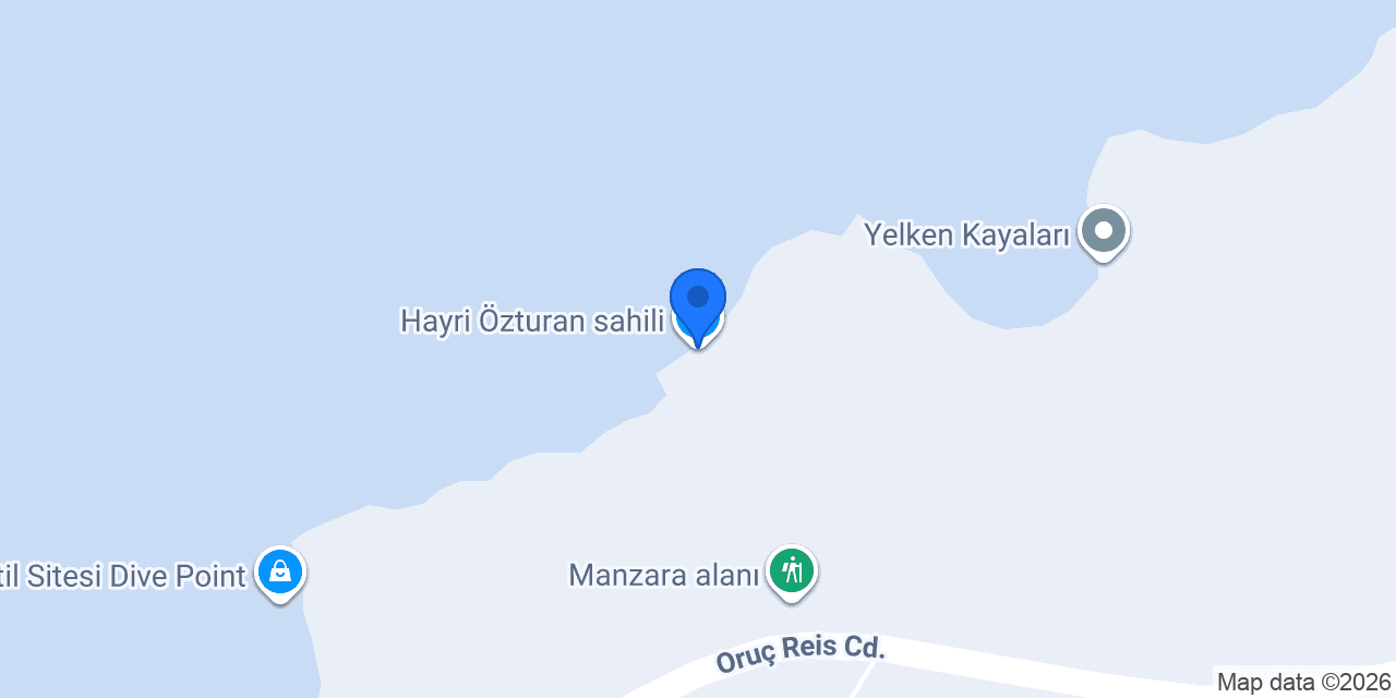 Hayri Özturan sahili konumu