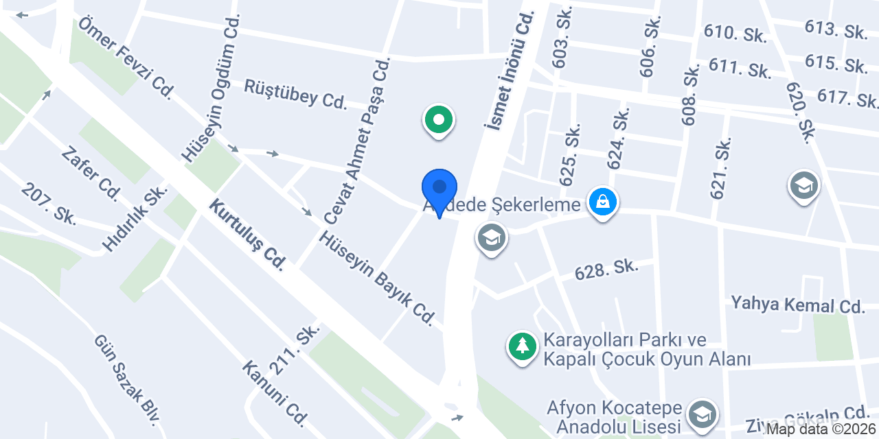 Ahmet Oto Lastik konumu