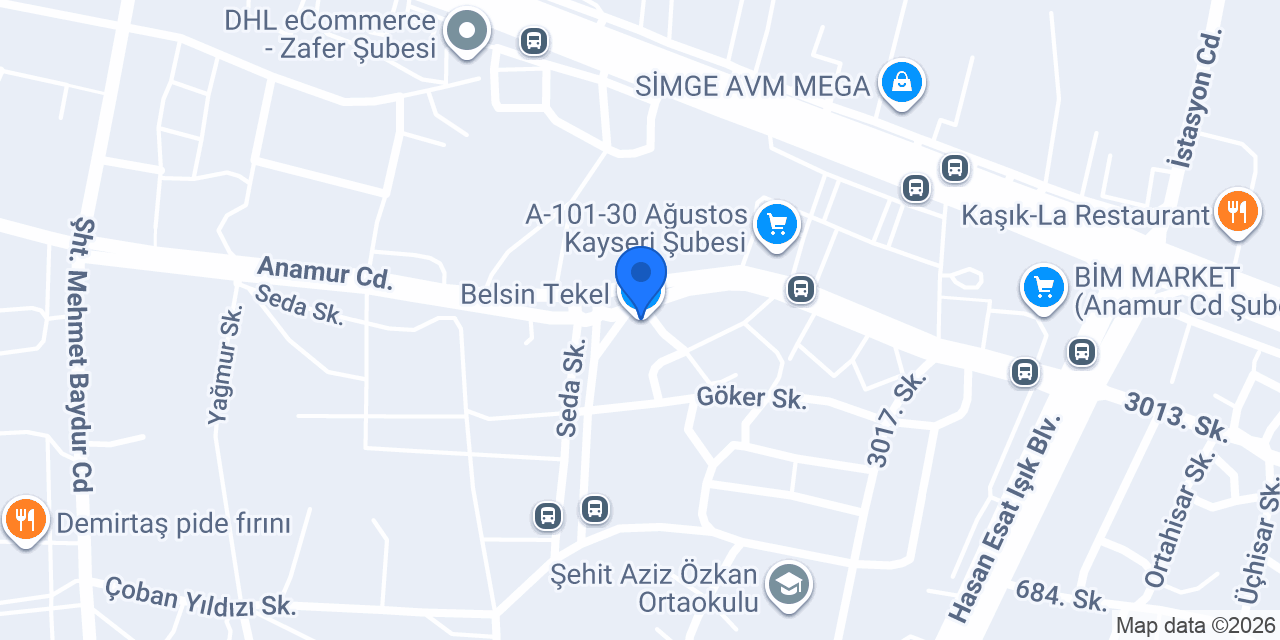 Belsin Tekel konumu