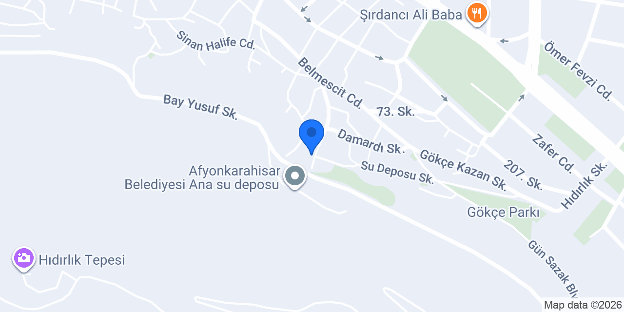 AFYON HACAMAT konumu