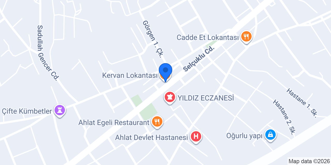 Kervan Lokantası konumu