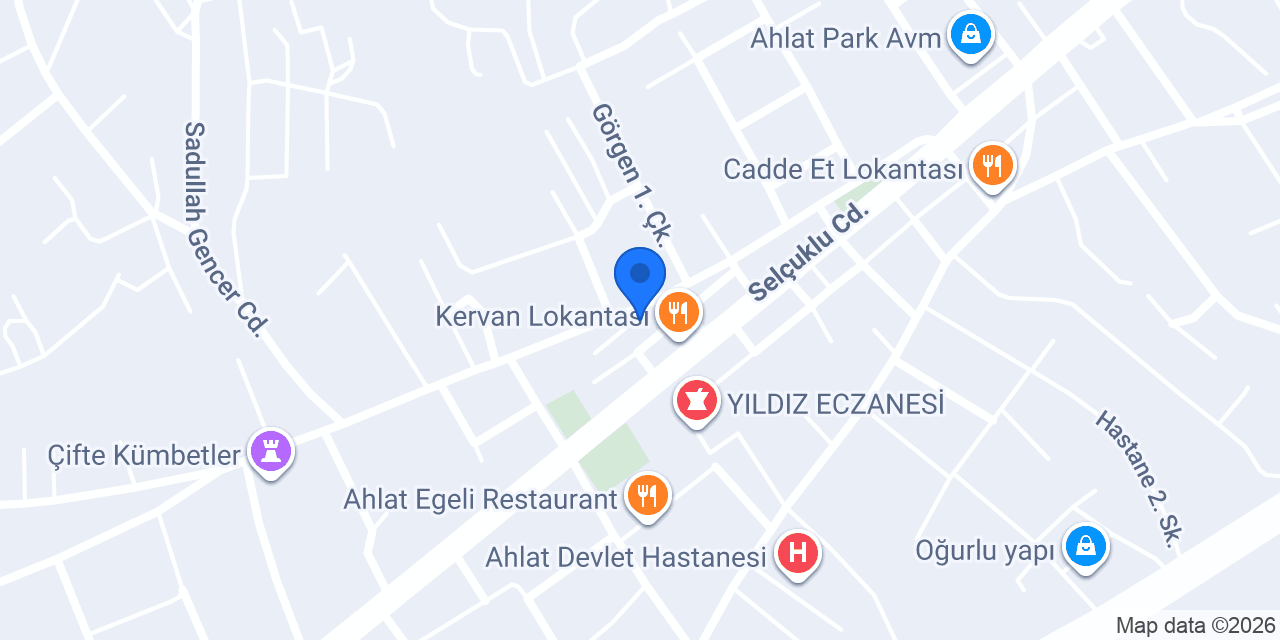 Ahlat Salon İstanbul berber konumu
