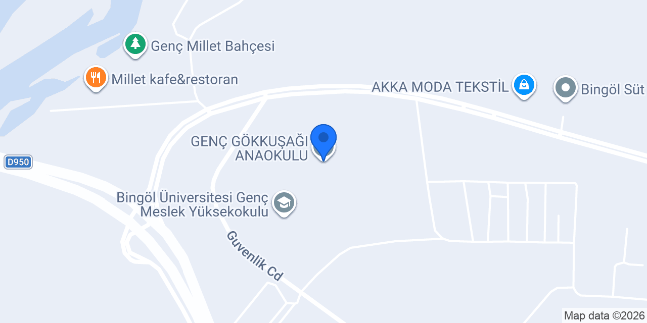 GENÇ GÖKKUŞAĞI ANAOKULU konumu