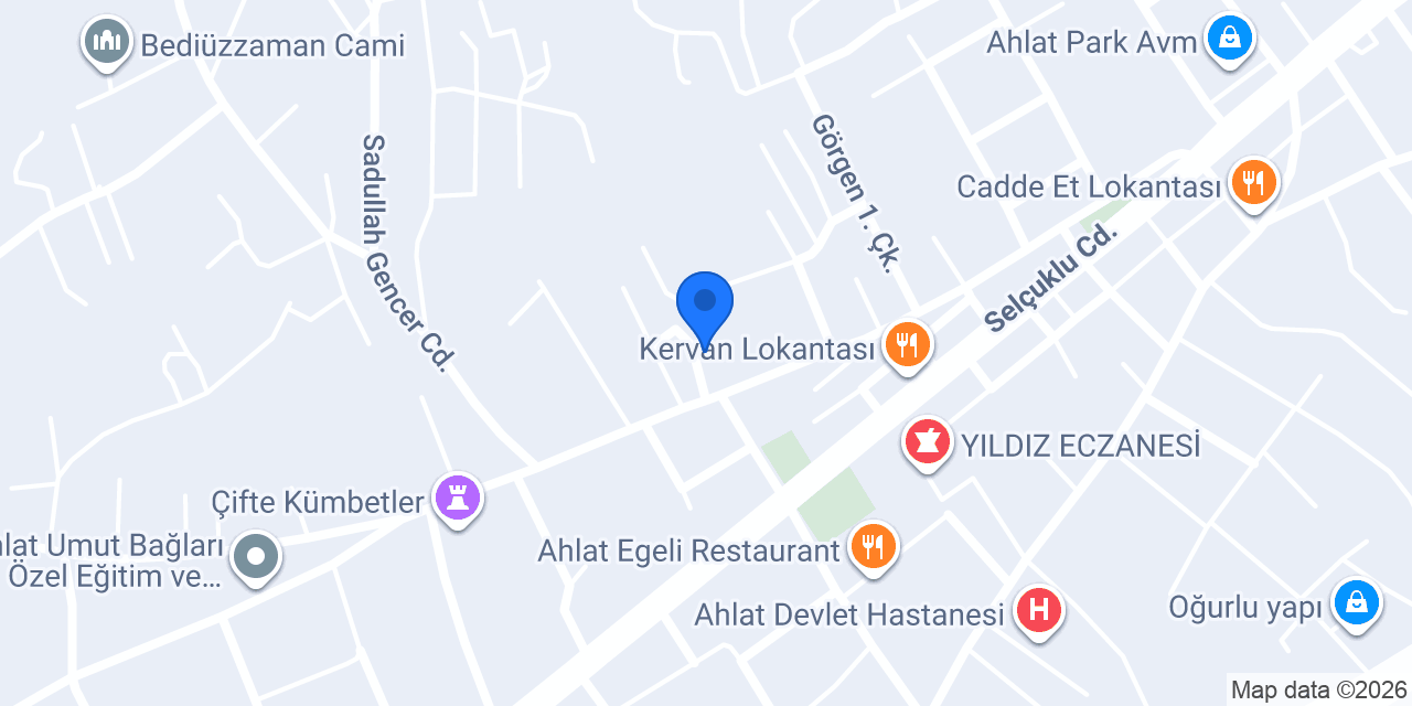 Selçuklu İlkokulu konumu