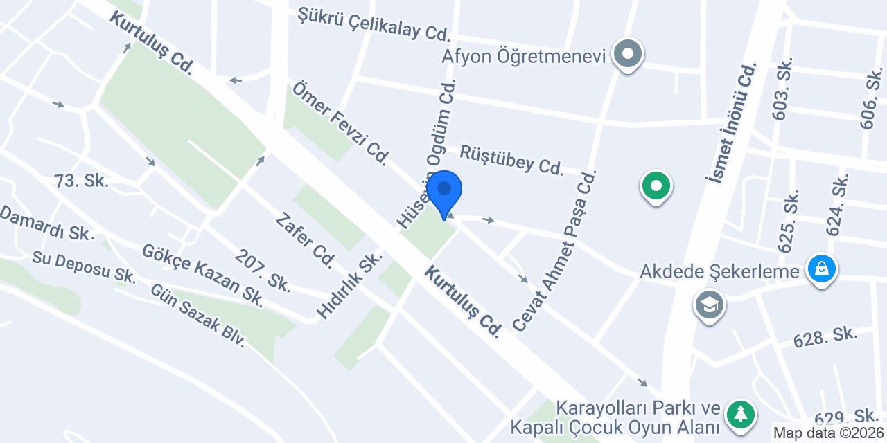 Alfa Beslenme Merkezi konumu