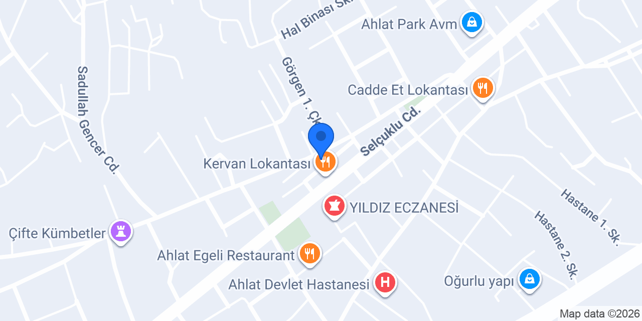 Ahlat selçuklu sürücü kursu konumu