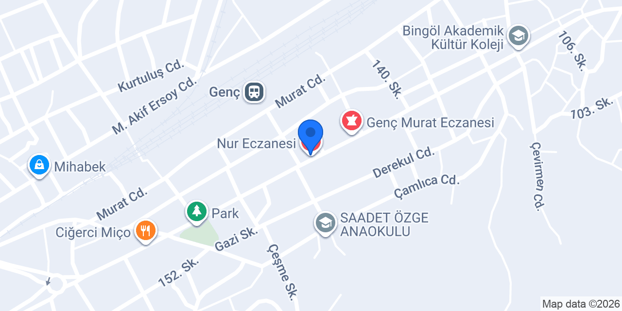Nur Eczanesi konumu