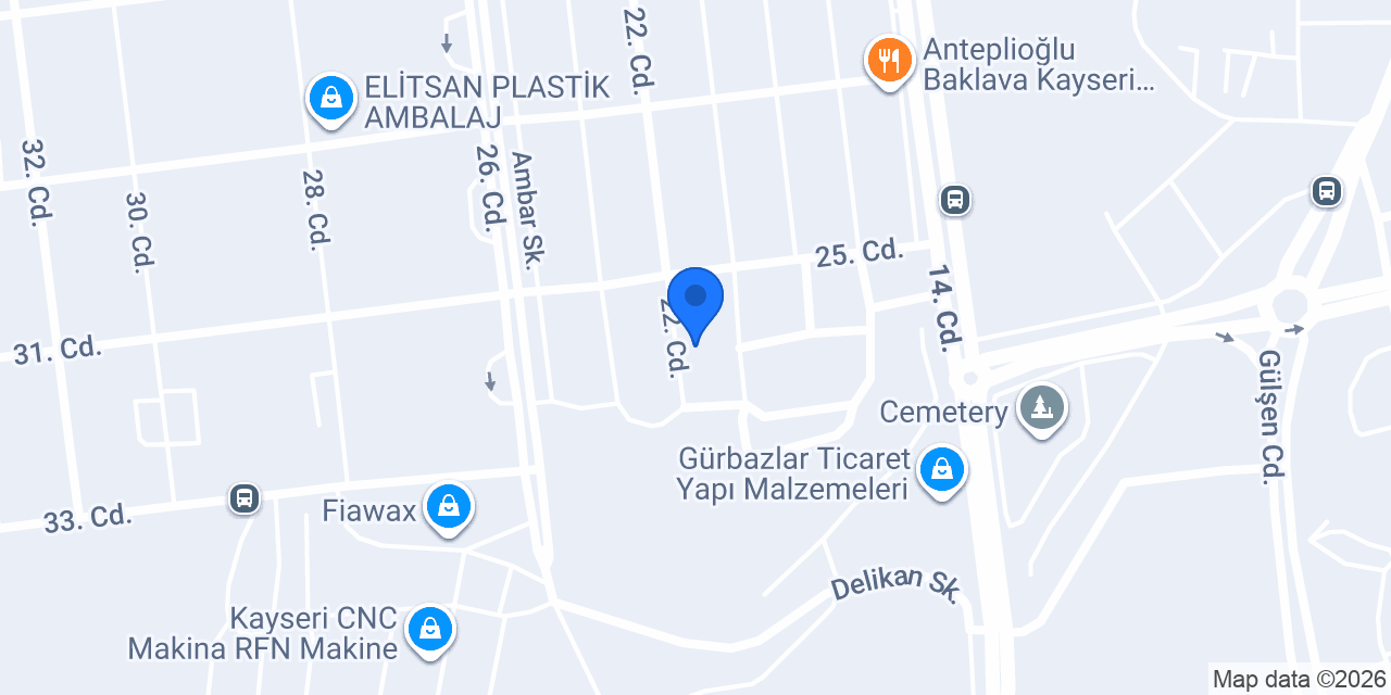 Filtre San İmalat konumu