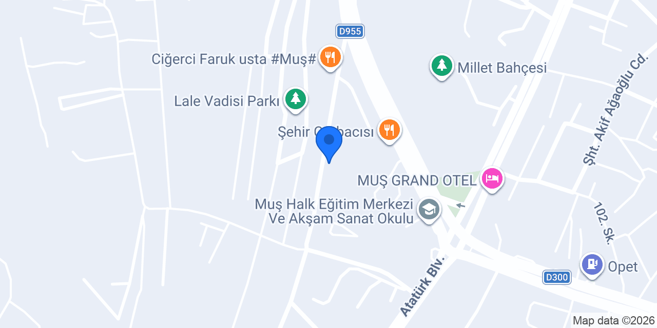 Bana Döner Muş konumu