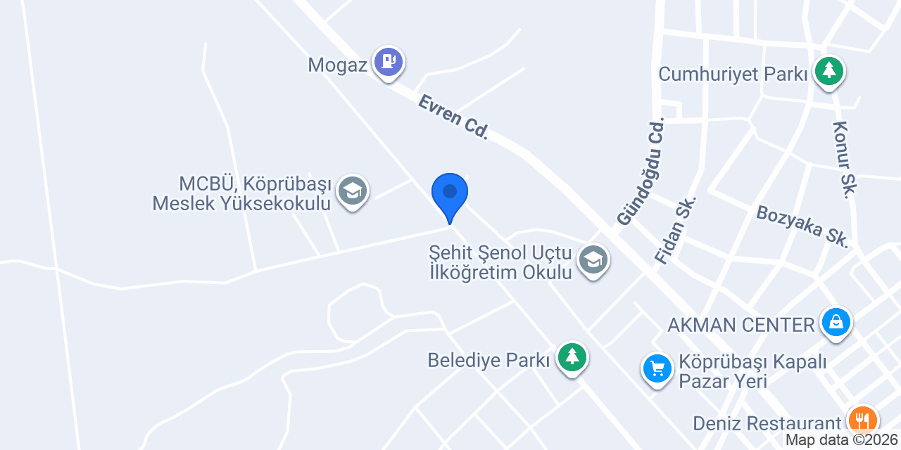 Köprübaşı Halk Eğitim Merkezi konumu