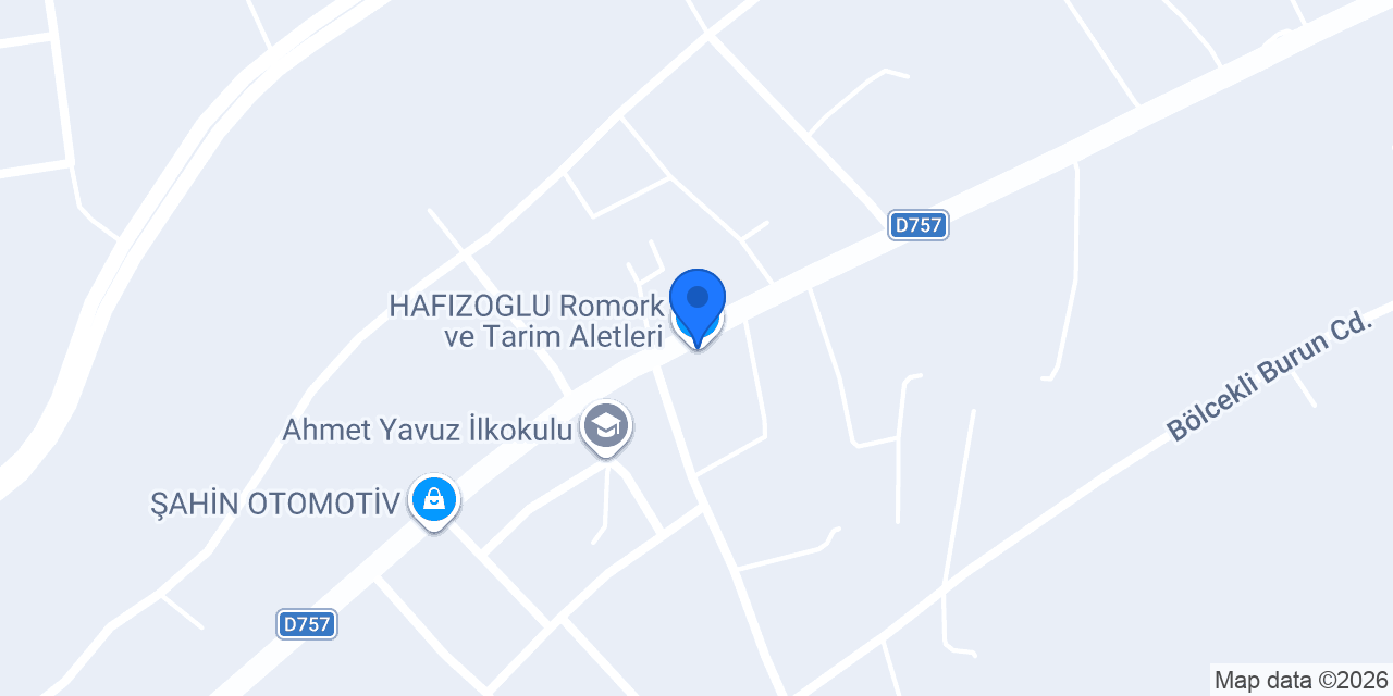 HAFIZOGLU Romork ve Tarim Aletleri konumu