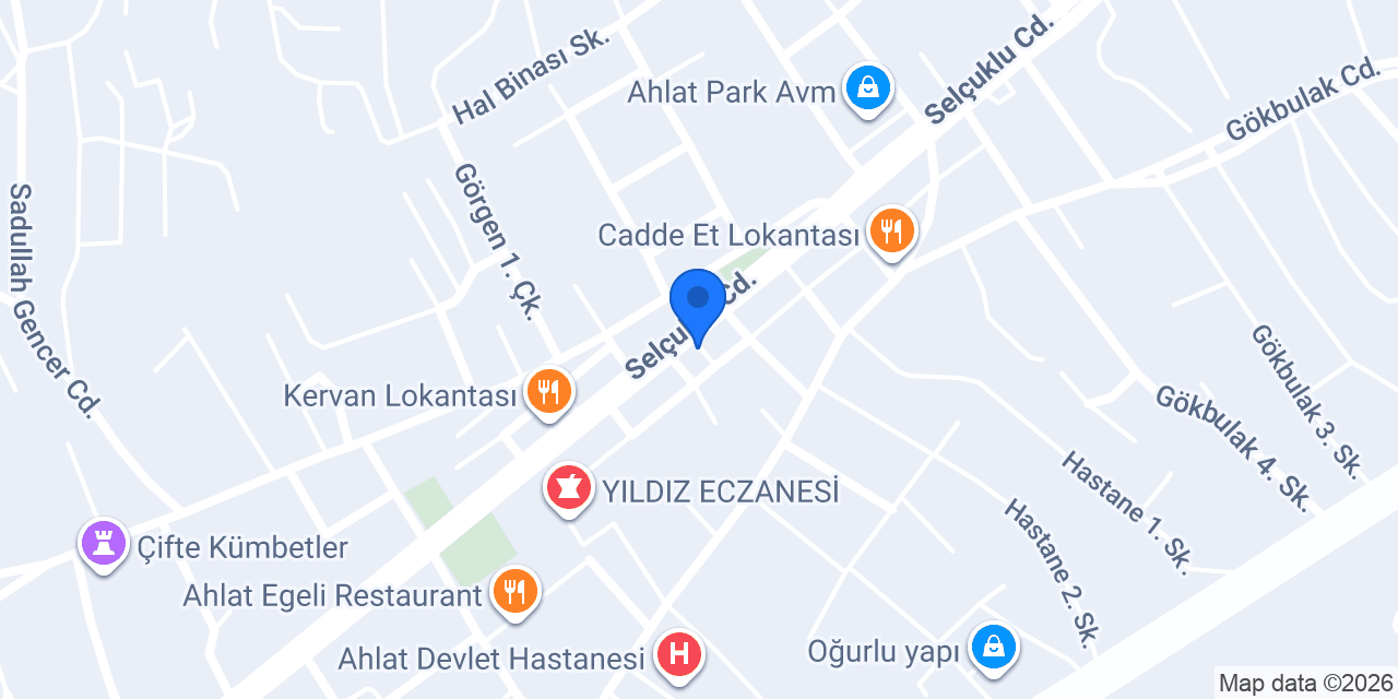 Hakverdioğlu Saatçilik konumu