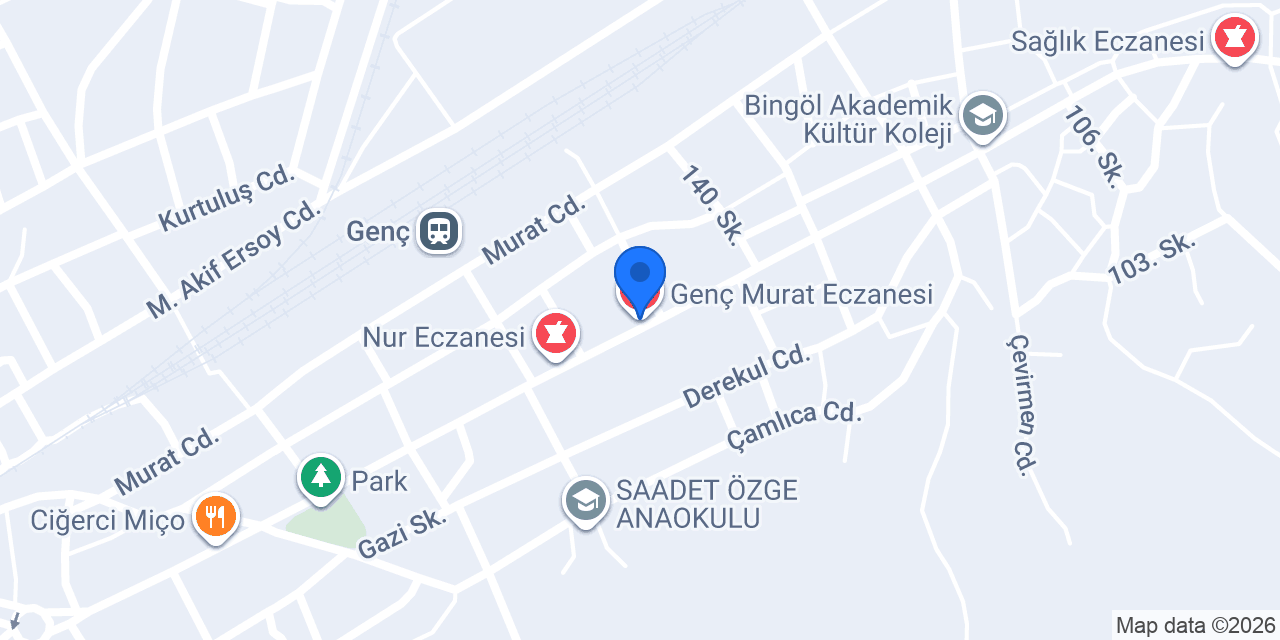 Genç Murat Eczanesi konumu