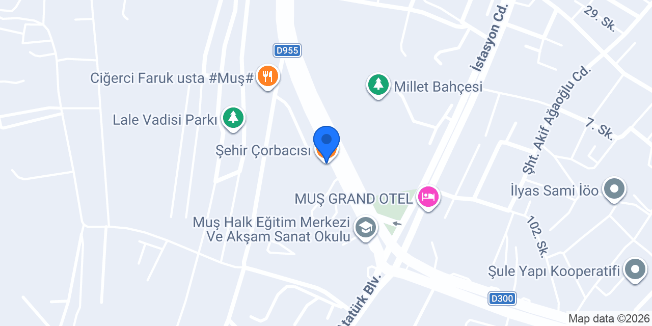 Şehir Çorbacısı konumu