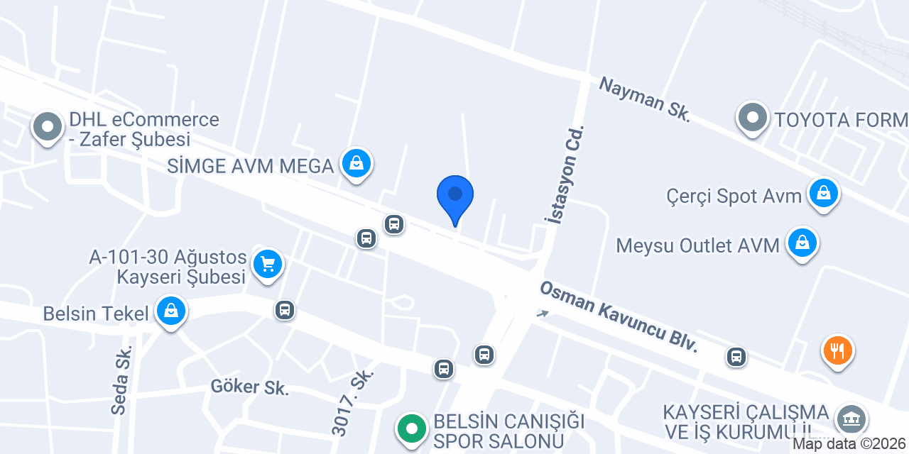 Davsan Yapı Malzemeleri konumu