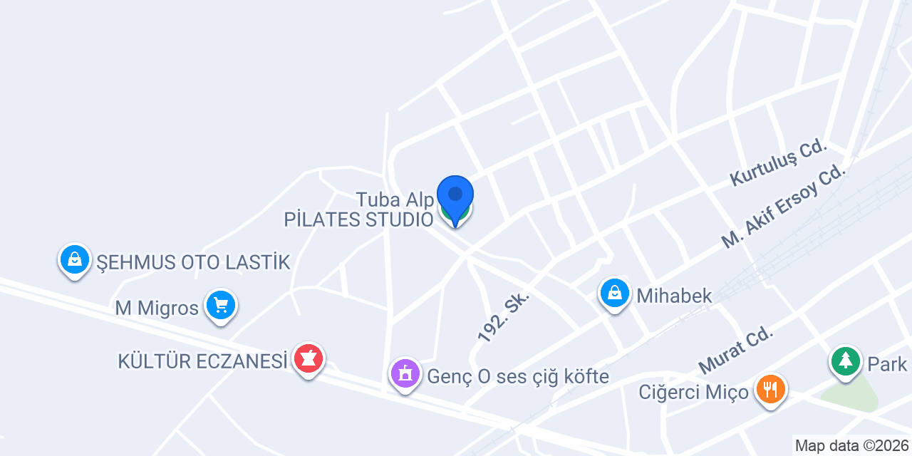 Tuba Alp PİLATES STUDIO konumu