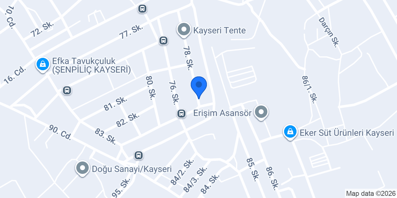 Kayseri Mobilya konumu