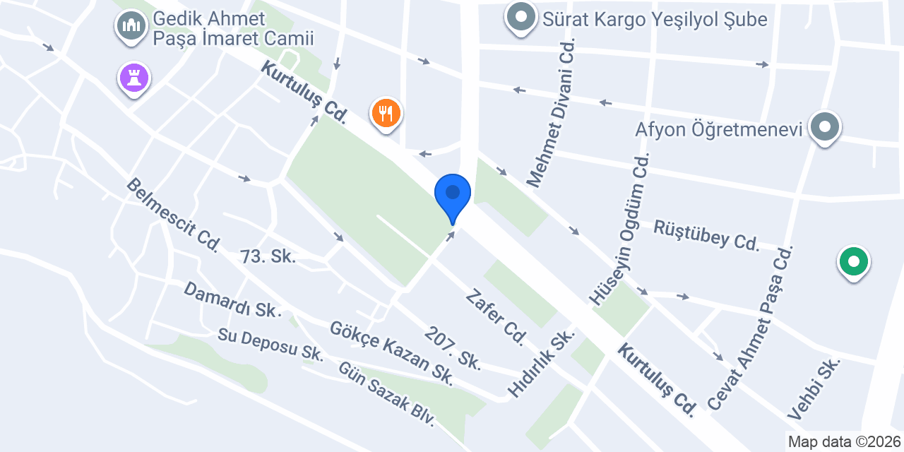 AŞEREN MANAVI AFYON konumu