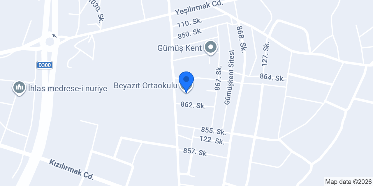 Beyazıt Ortaokulu konumu