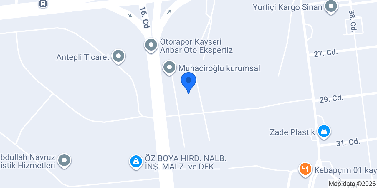 ABS PLASTİK STREÇ İMALATI konumu
