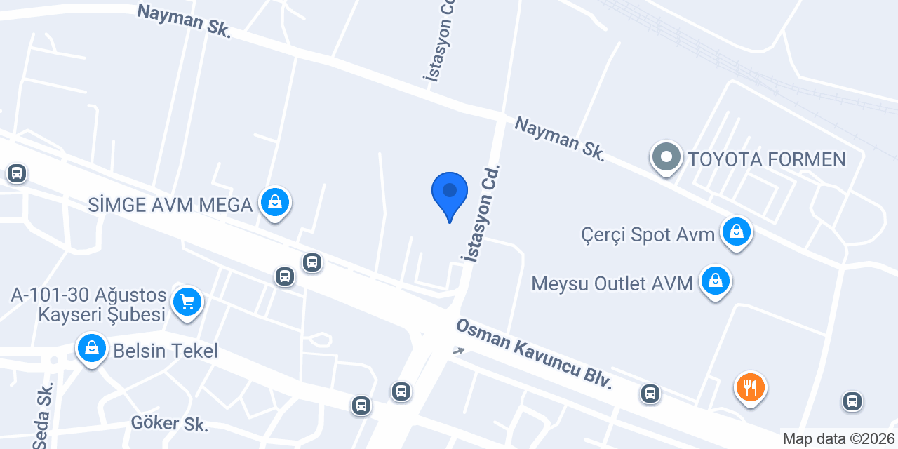 SARIOĞLU OTOMOTİV konumu