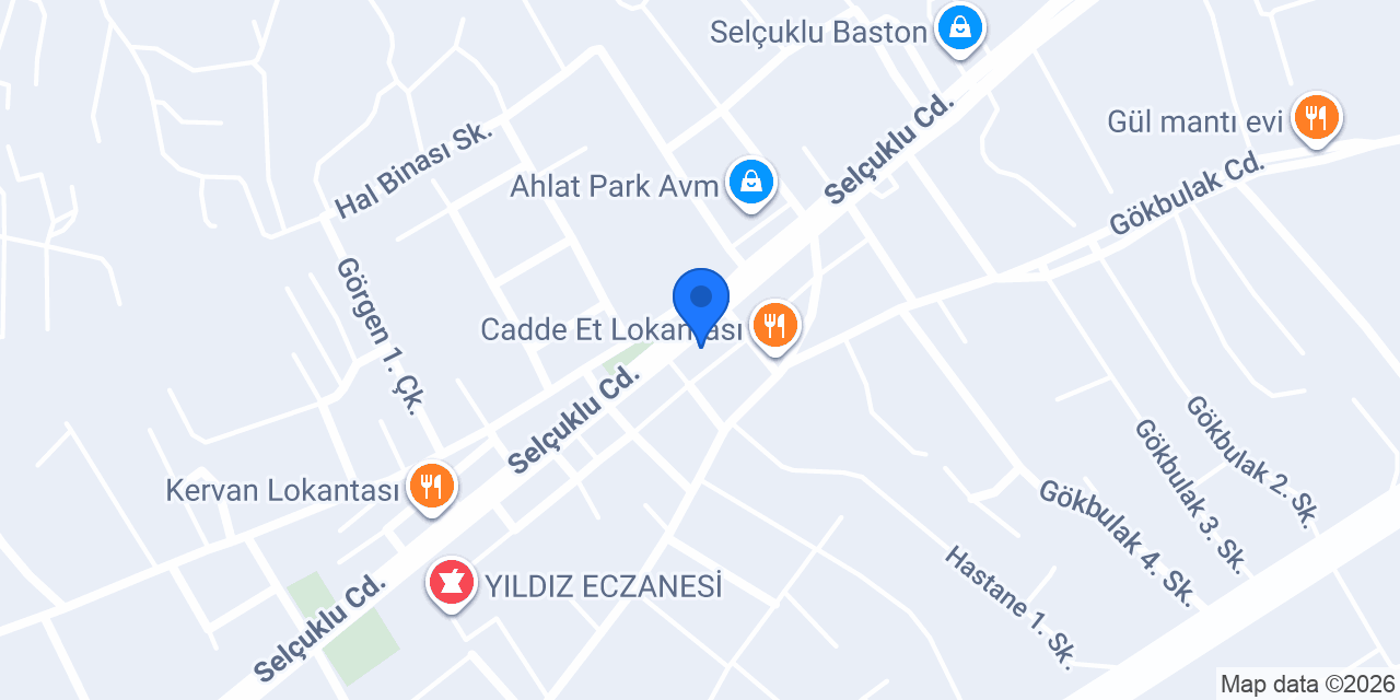 AHLAT oto kiralama konumu