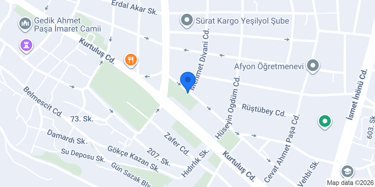 İnterland İnternet Kafe konumu