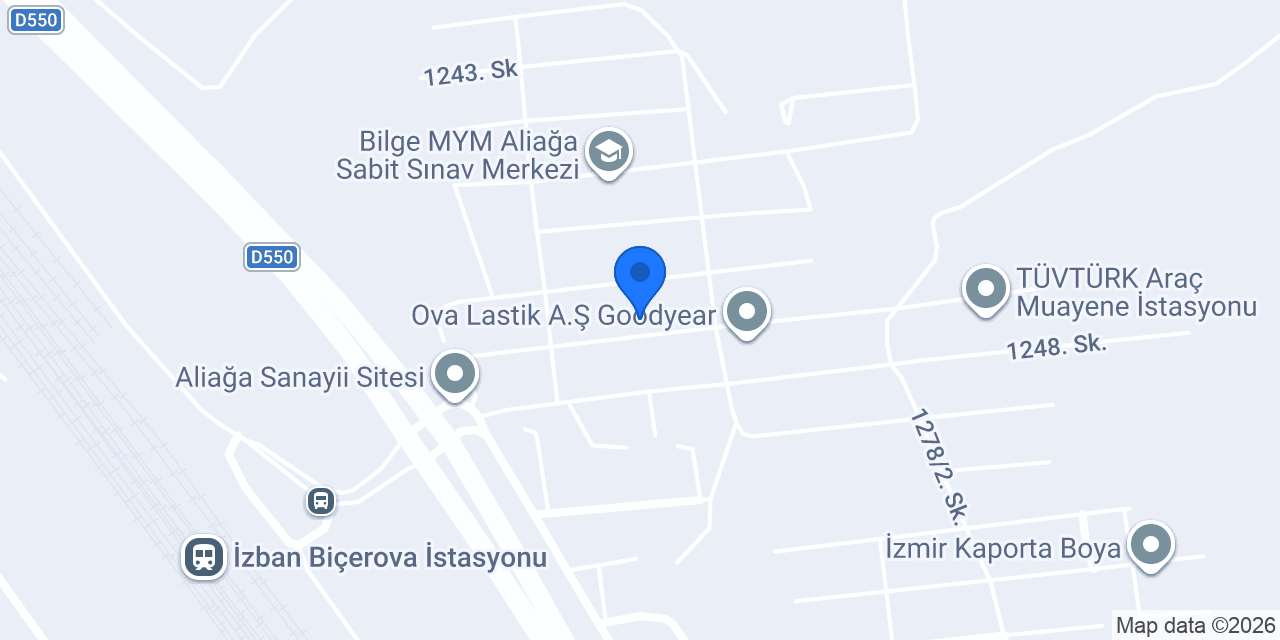 Zirve Kaporta Boya konumu