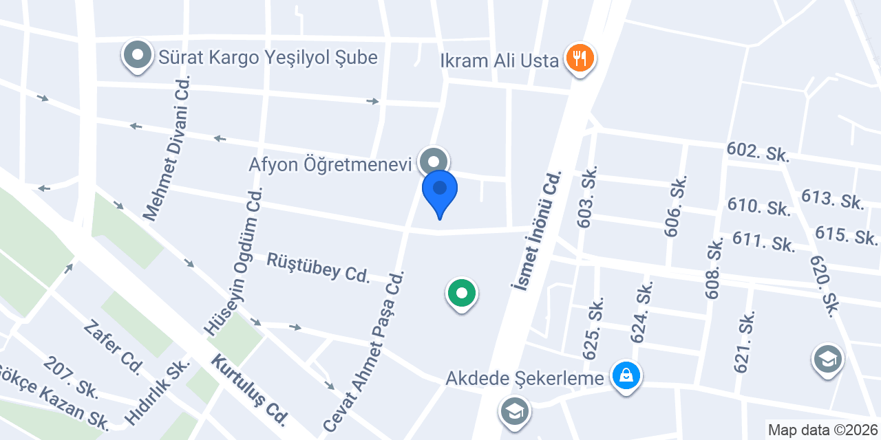 Mera Beslenme Merkezi konumu