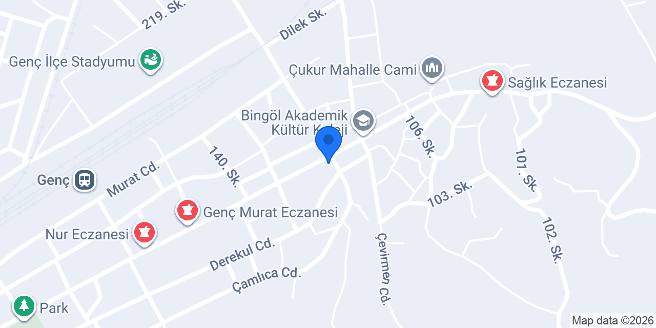 Genç Toplum Sağlığı Merkezi konumu