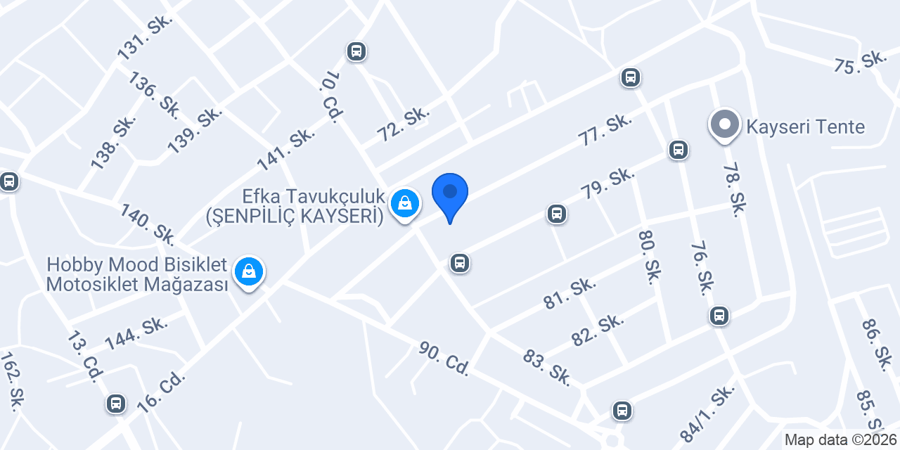 RAMAZAN TEKİN HIRDAVAT konumu