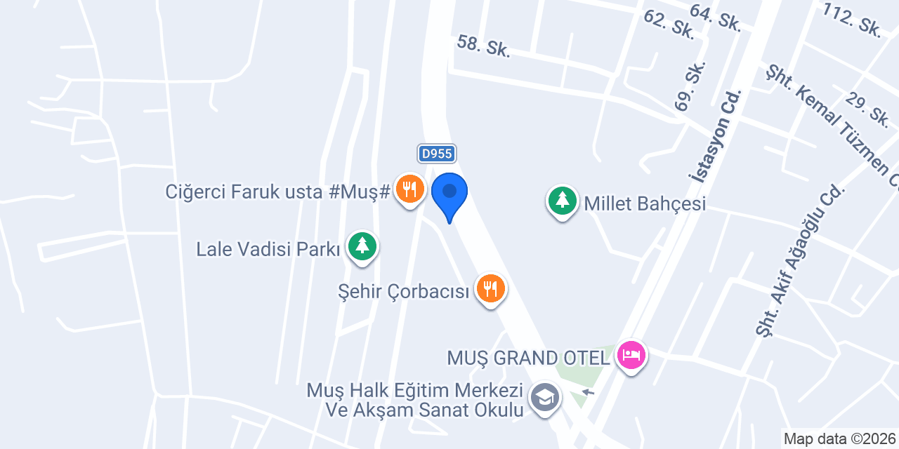 MUŞ TESİSAT konumu