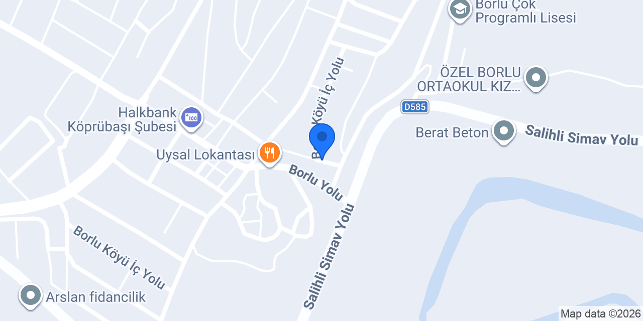 Ptt-borlu Şubesi konumu