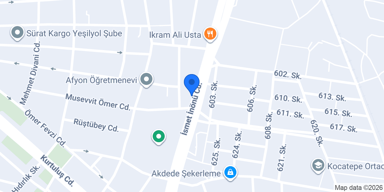 ÖKSÜM EMLAK AFYONKARAHİSAR konumu