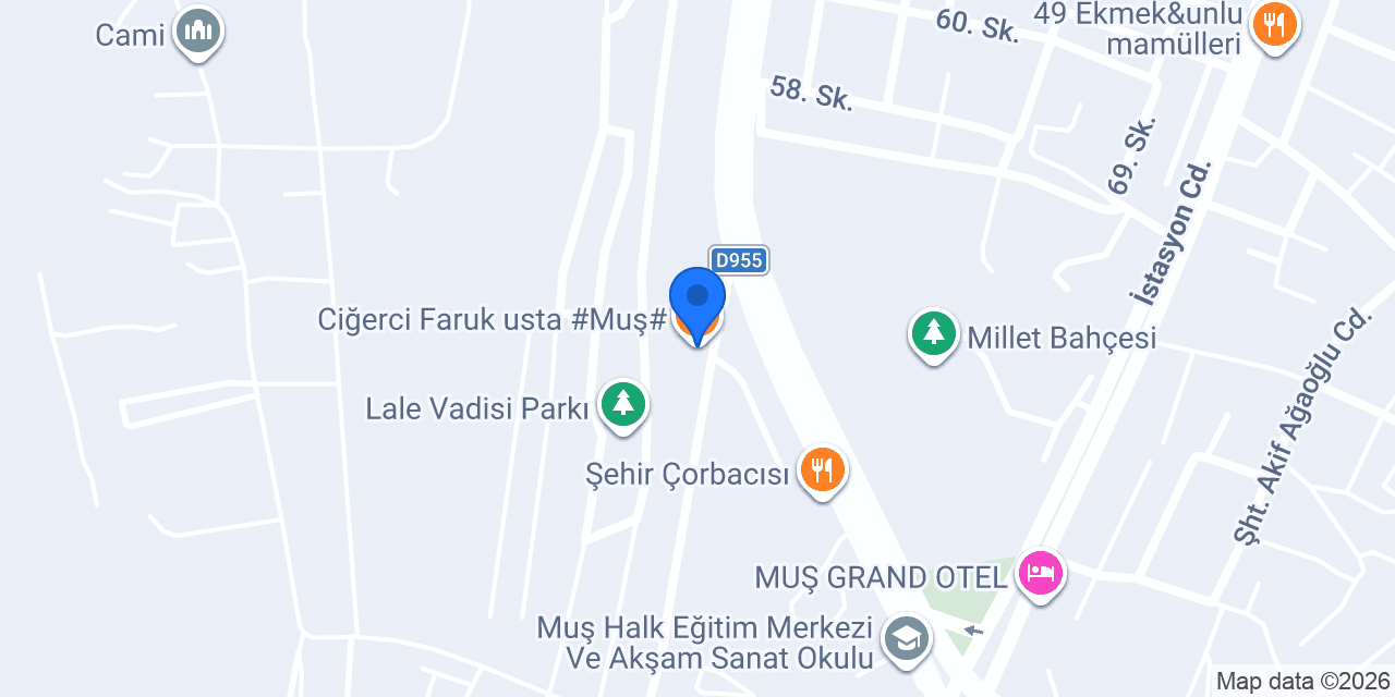 Ciğerci Faruk usta #Muş# konumu