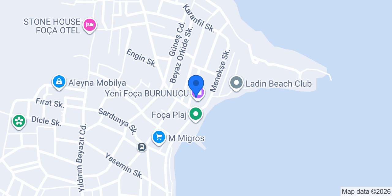 Burunucu Taş Otel konumu