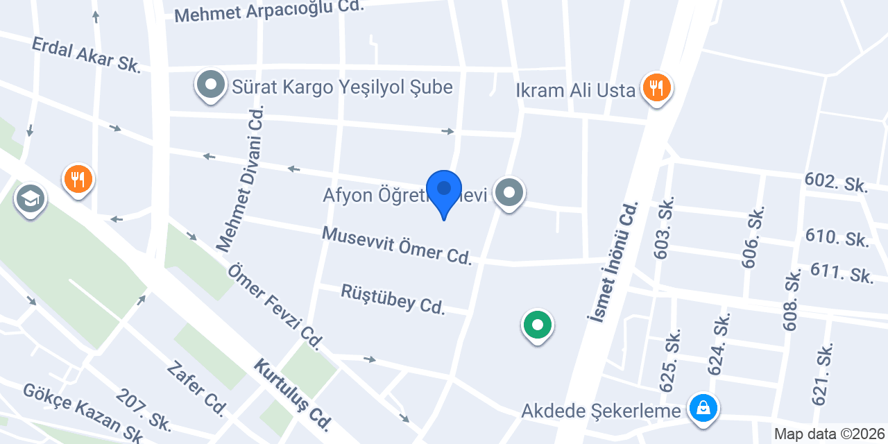 Abdürrahim Mısri Ortaokulu konumu