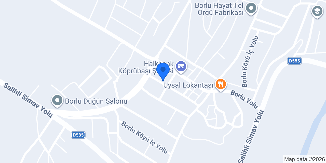 Borlu Belediyesi konumu