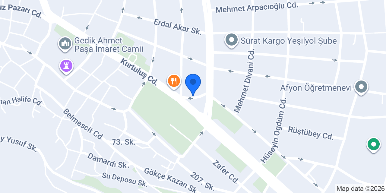MEŞHUR İNCİKCİ ALİ USTA AFYON ŞUBESİ konumu