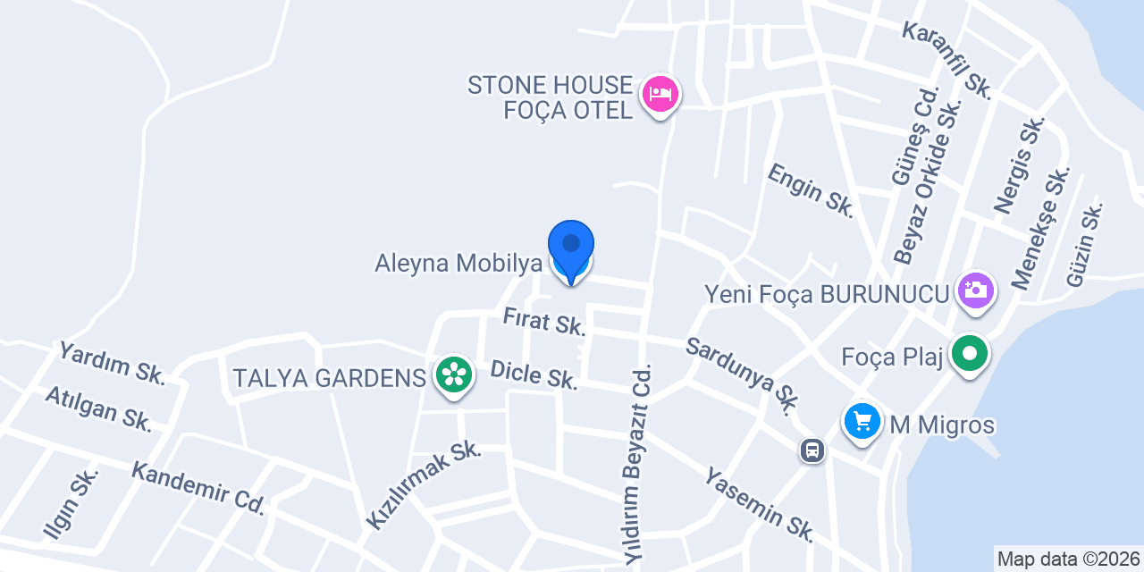 Aleyna Mobilya konumu