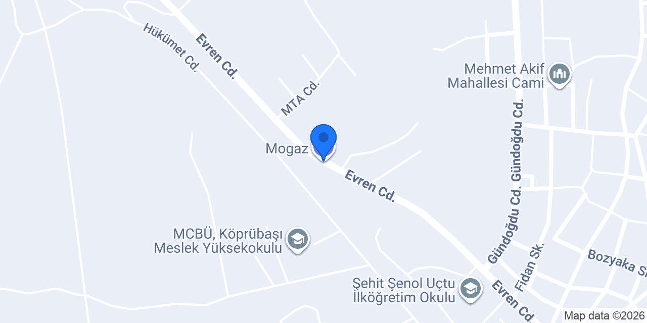 Mogaz konumu