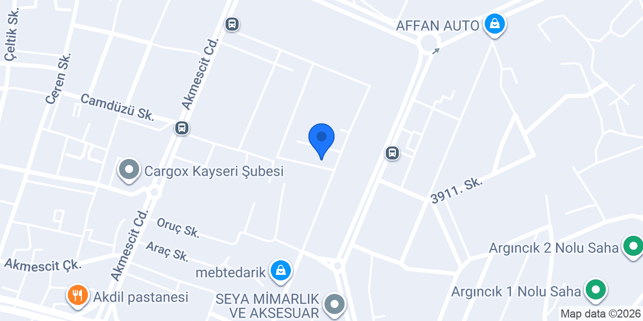 Arın Itriyat Deposu konumu