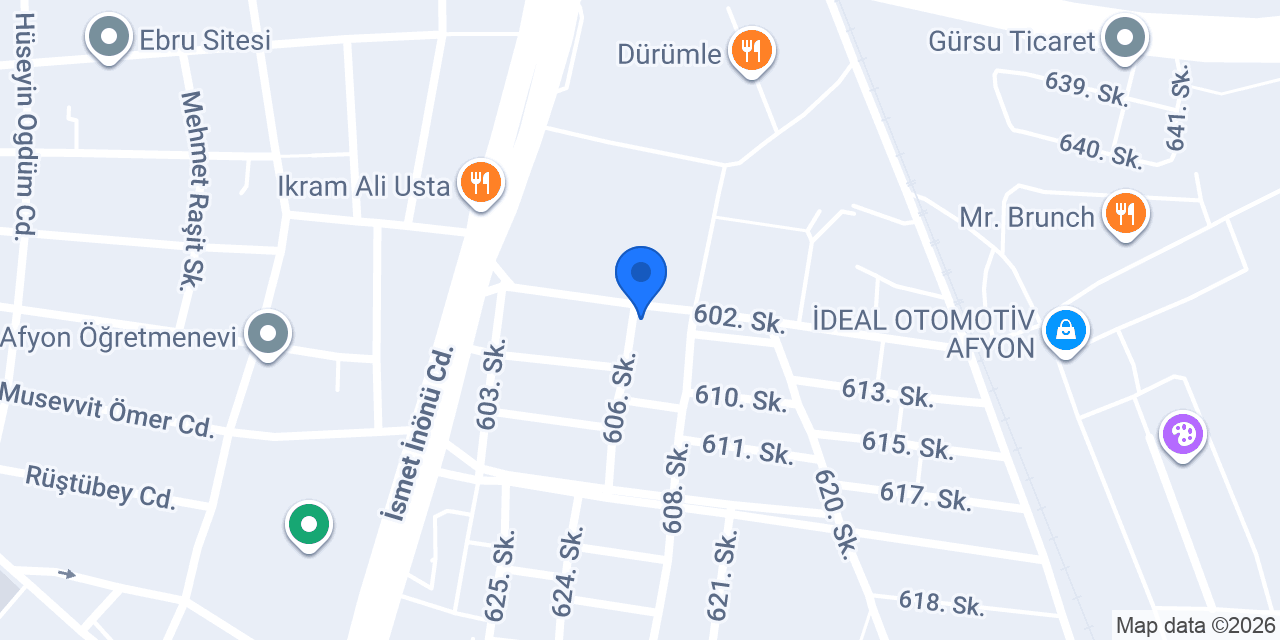 İnci Akü konumu
