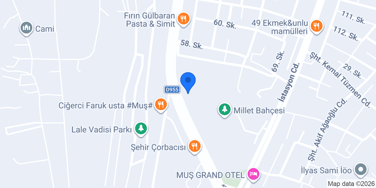Özmen Otomotiv konumu