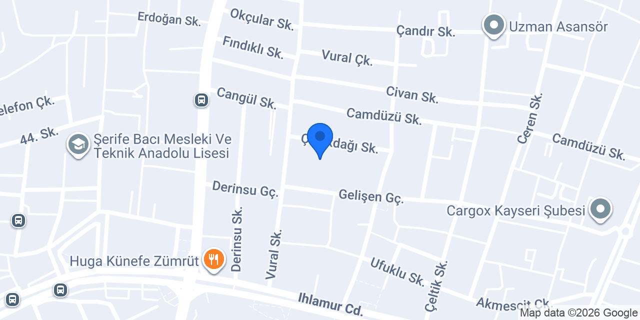 Kadayıfçı Onur Usta konumu