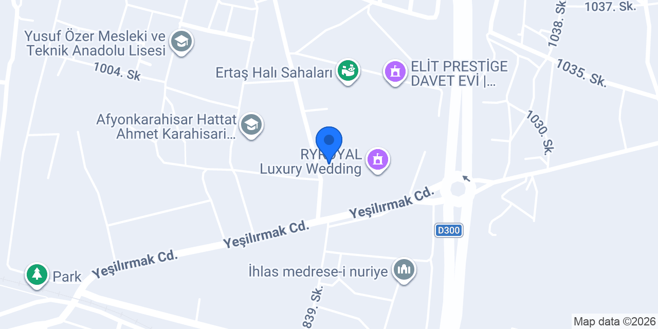 GRAND ELİT EVENT HALL konumu